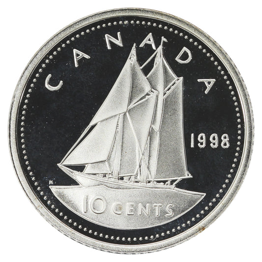 1998 Canada 10-cent Silver Proof
