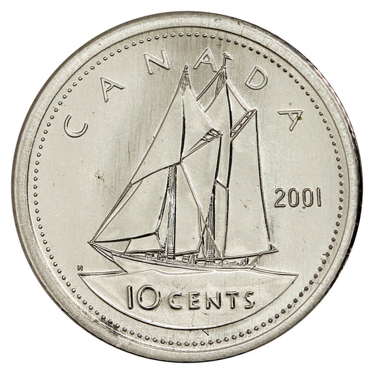 2001P Canada 10-cent Specimen