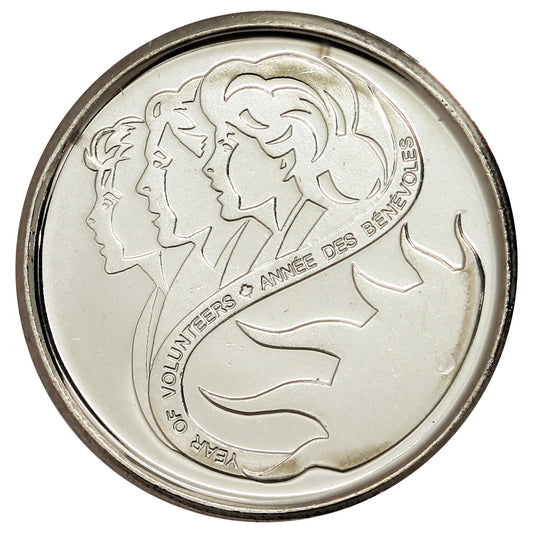 2001P Canada Volunteer 10-cent Brilliant Uncirculated (MS-63)