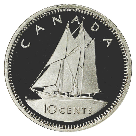 2003 Canada Coronation (1953-2003) 10-cent Silver Proof