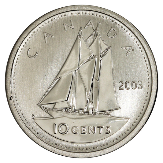 2003P Canada Old Effigy 10-cent Specimen