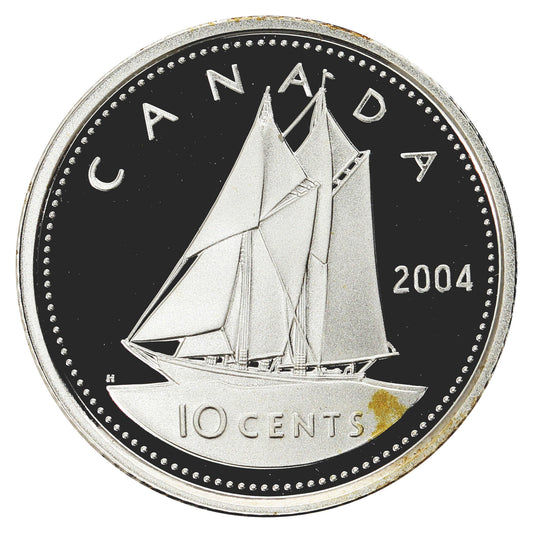 2004 Canada 10-cent Silver Proof