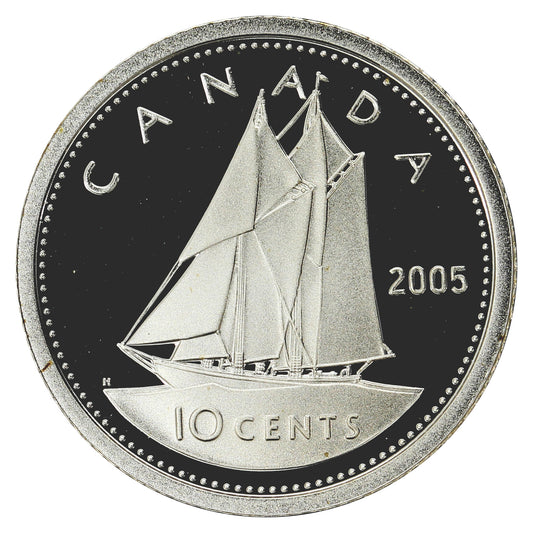 2005 Canada 10-cent Silver Proof