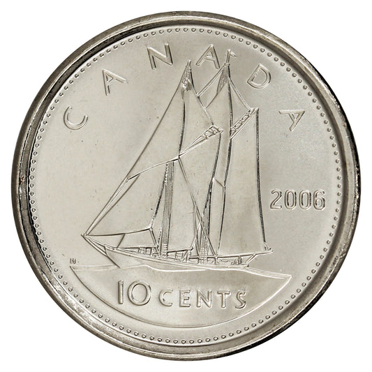2006 Canada Logo 10-cent Brilliant Uncirculated (MS-63)