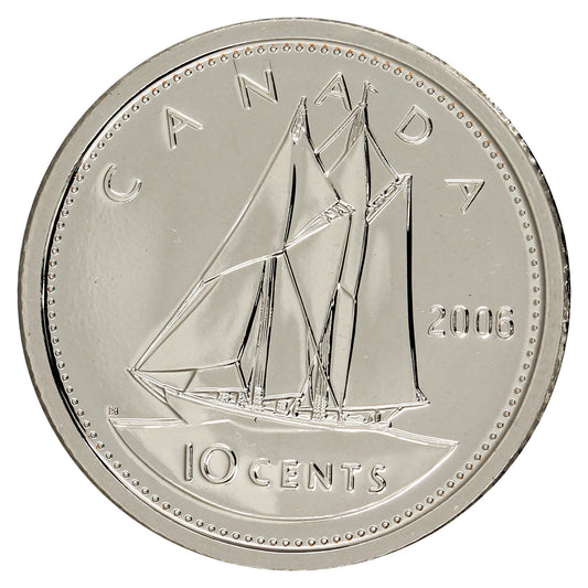 2006 Canada Logo 10-cent Proof Like