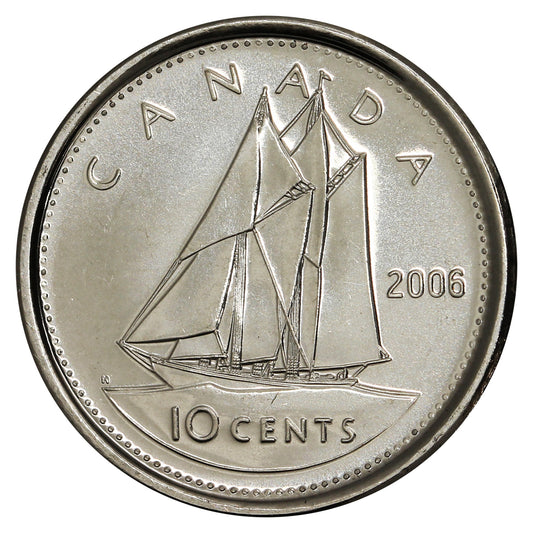 2006P Canada 10-cent Brilliant Uncirculated (MS-63)