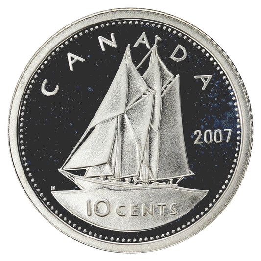 2007 Canada 10-cent Silver Proof