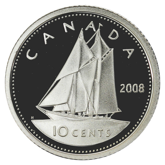 2008 Canada 10-cent Silver Proof
