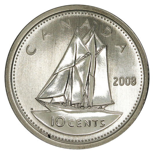 2008 Canada 10-cent Specimen