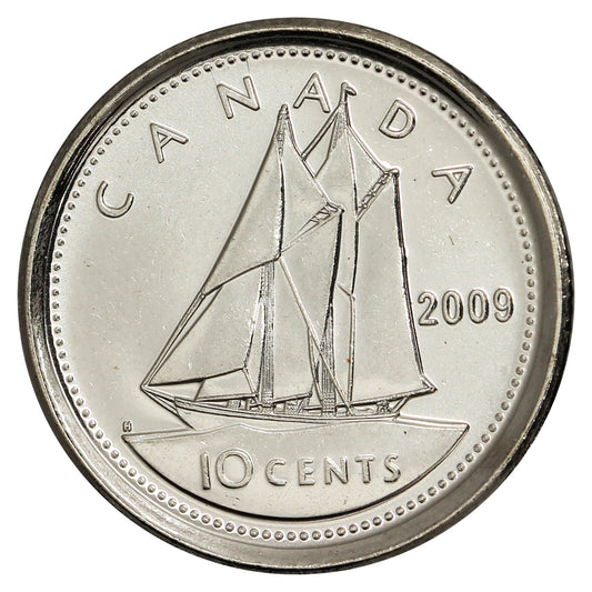 2009 Canada 10-cent Brilliant Uncirculated (MS-63)