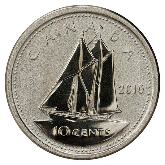 2010 Canada 10-cent Specimen