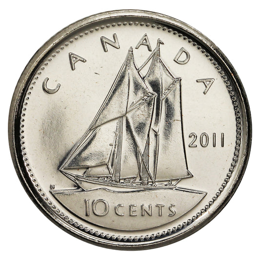2011 Canada 10-cent Brilliant Uncirculated (MS-63)