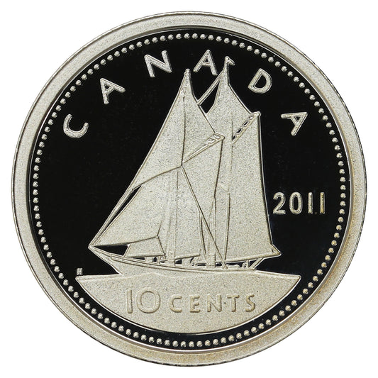 2011 Canada 10-cent Silver Proof