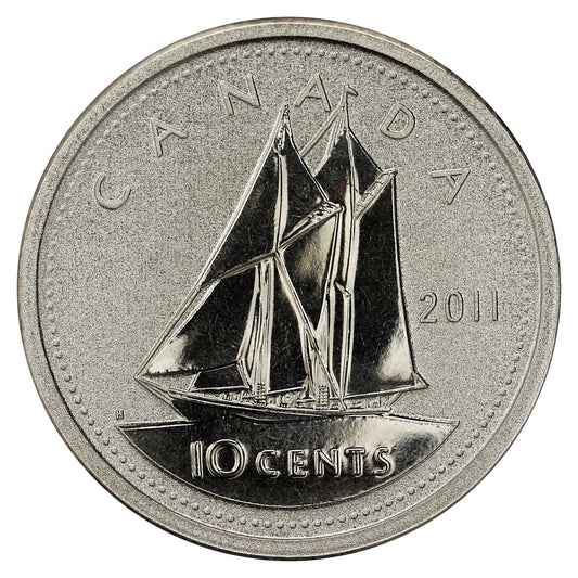 2011 Canada 10-cent Specimen
