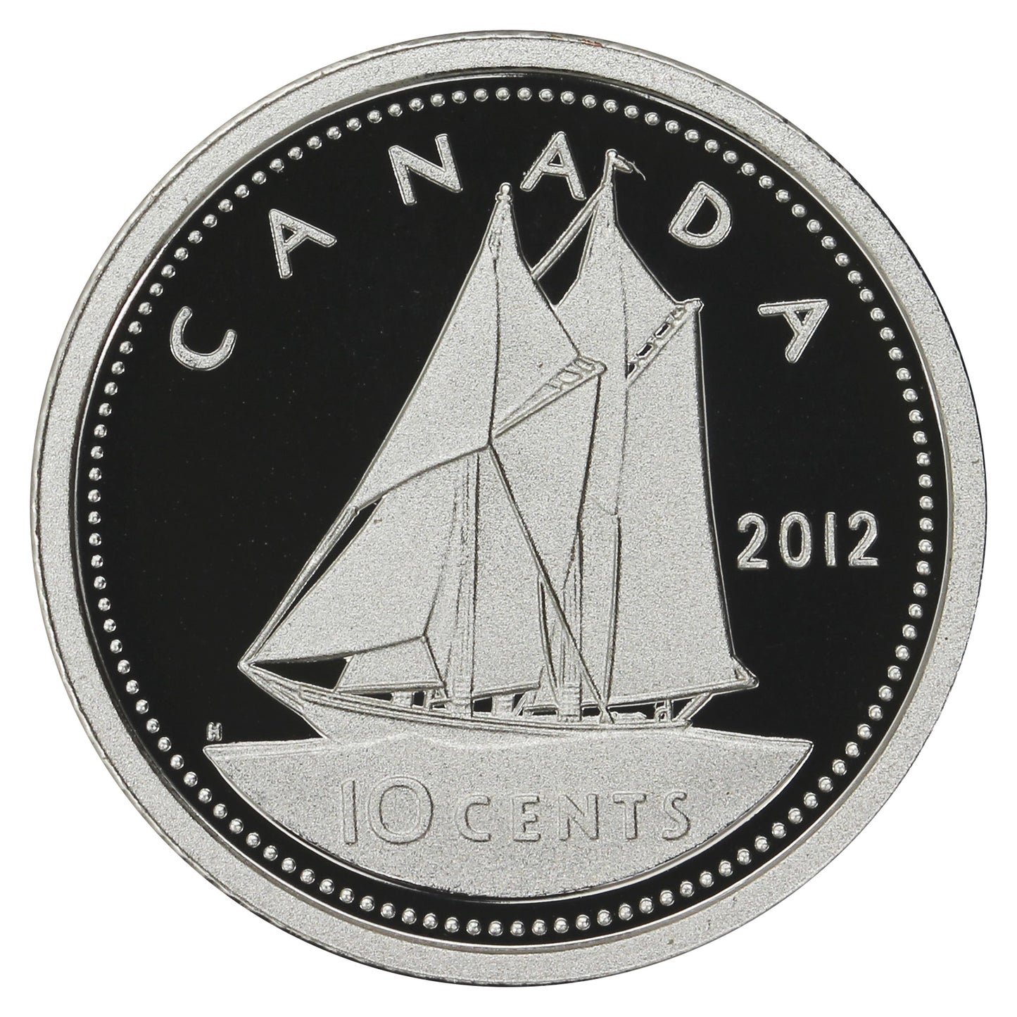 2012 Canada 10-cent Silver Proof (No Tax)