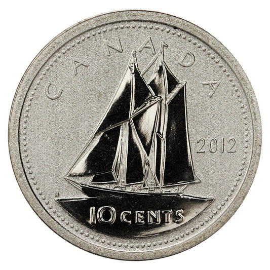2012 Canada 10-cent Specimen