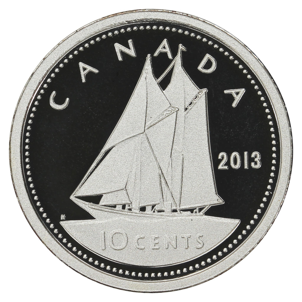 2013 Canada 10-cent Silver Proof (No Tax)