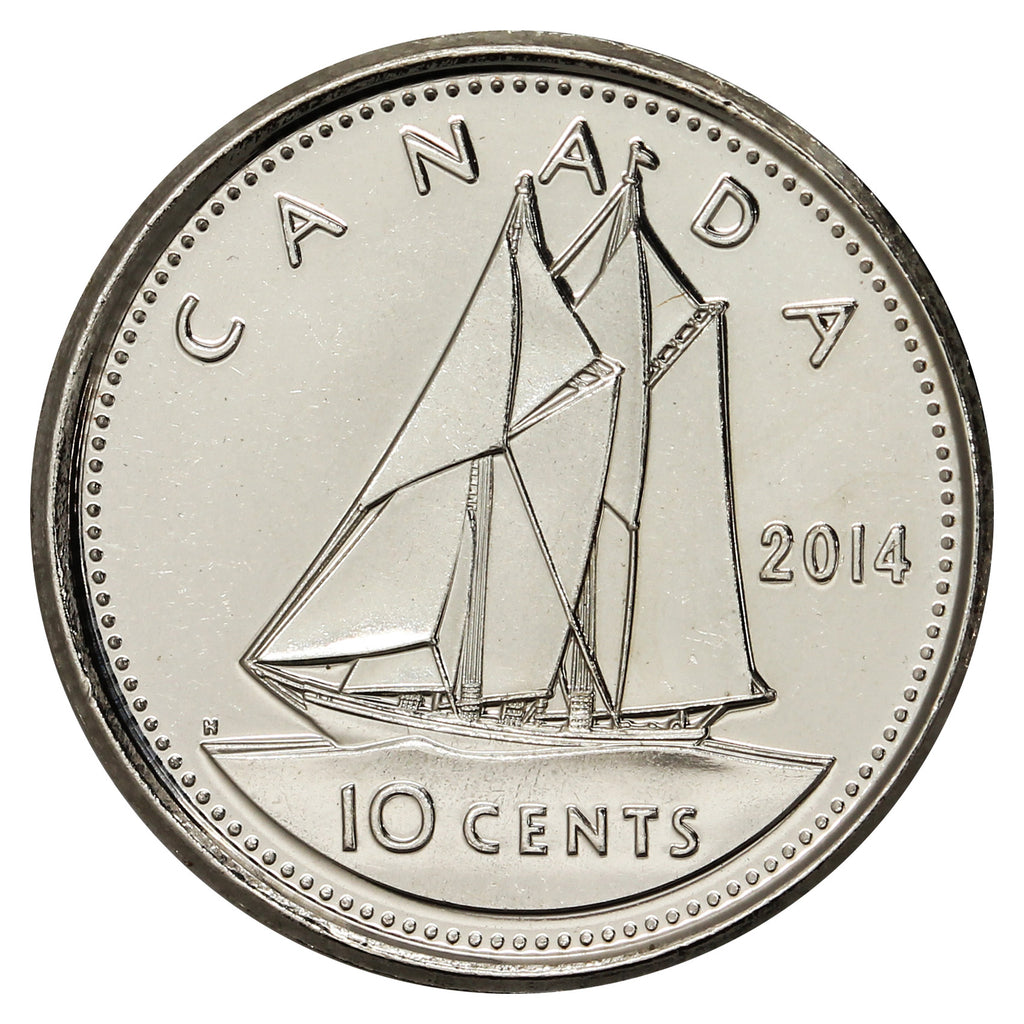 2014 Canada 10-cent Brilliant Uncirculated (MS-63)
