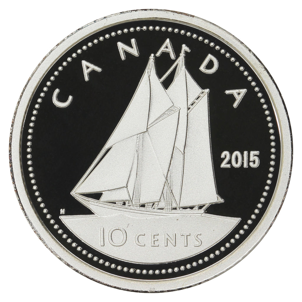 2015 Canada 10-cent Silver Proof (No Tax)