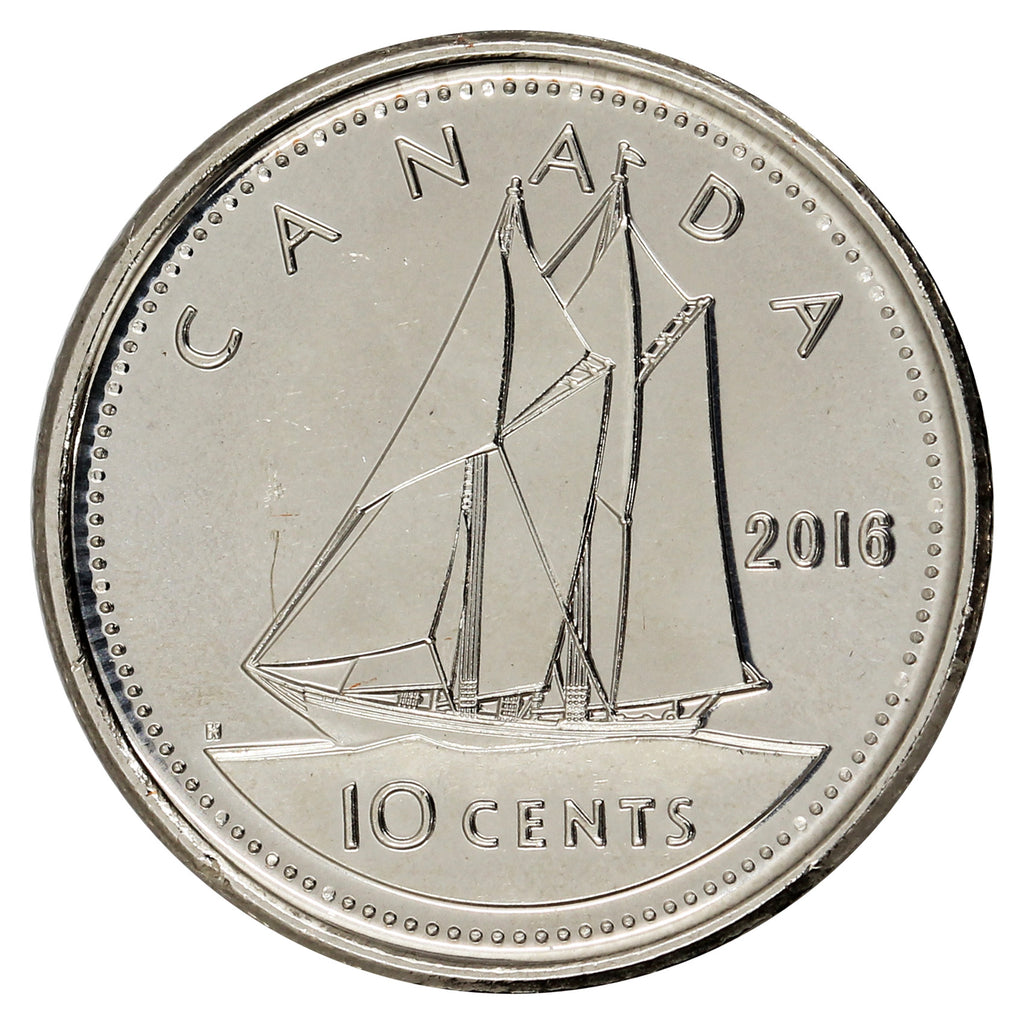 2016 Canada 10-cent Brilliant Uncirculated (MS-63)