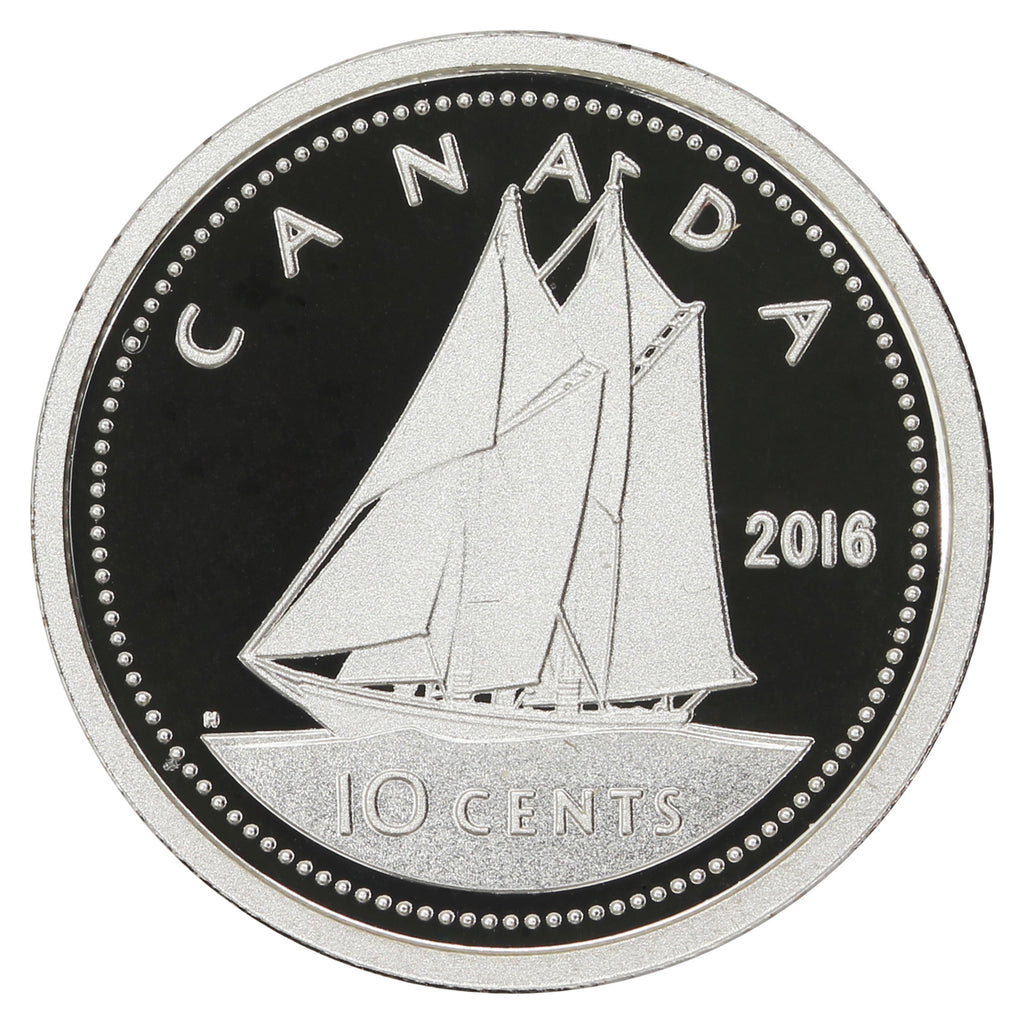 2016 Canada 10-cent Silver Proof (No Tax)