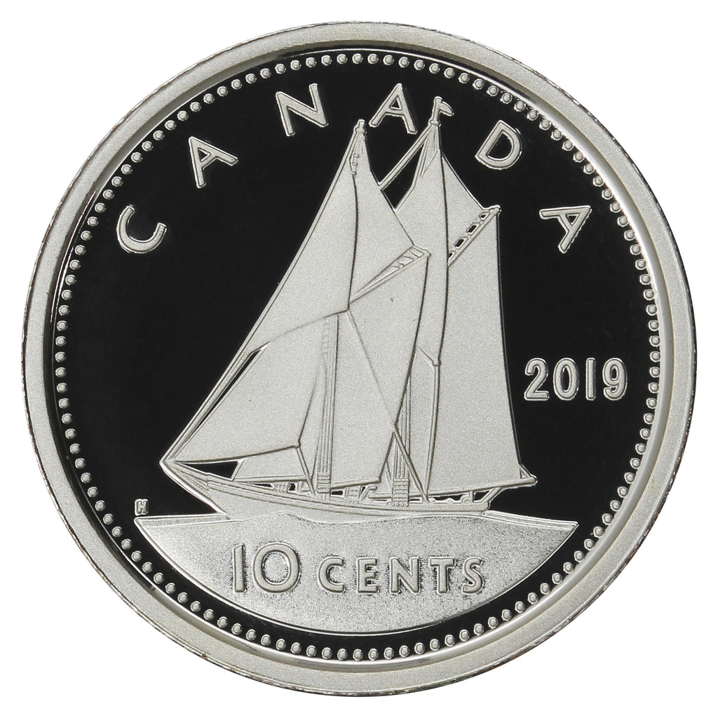 2019 Canada 10-cents Silver Proof (No Tax)