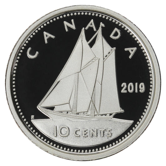 2019 Canada 10-cents Silver Proof (No Tax)