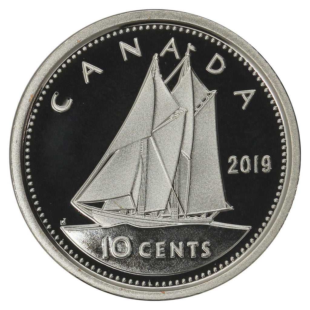 2019 Canada 10-cents Proof (non-silver)