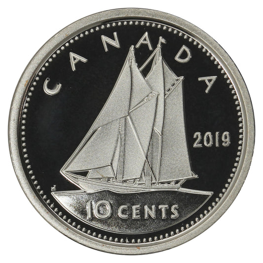 2019 Canada 10-cents Proof (non-silver)