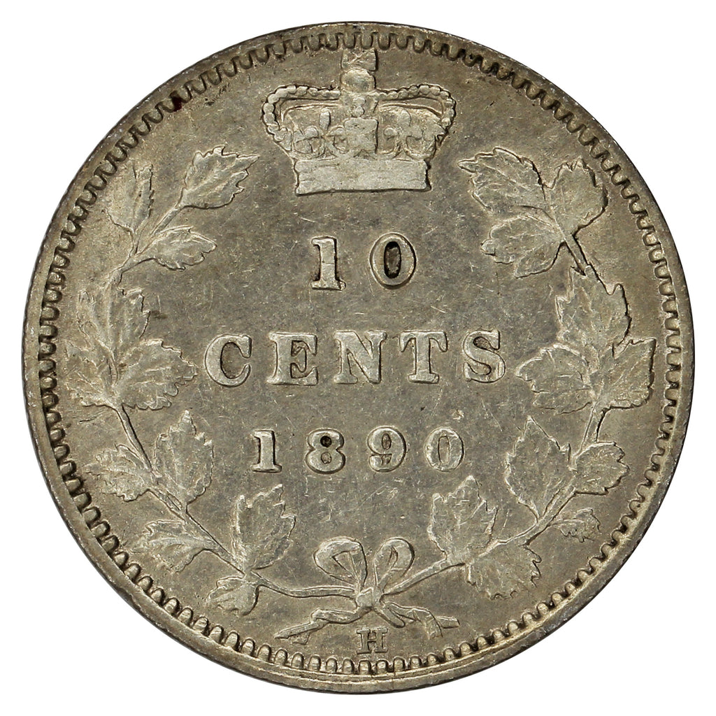 1890H Canada 10-cents VF-EF (VF-30) $