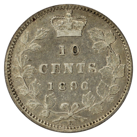1890H Canada 10-cents VF-EF (VF30) $