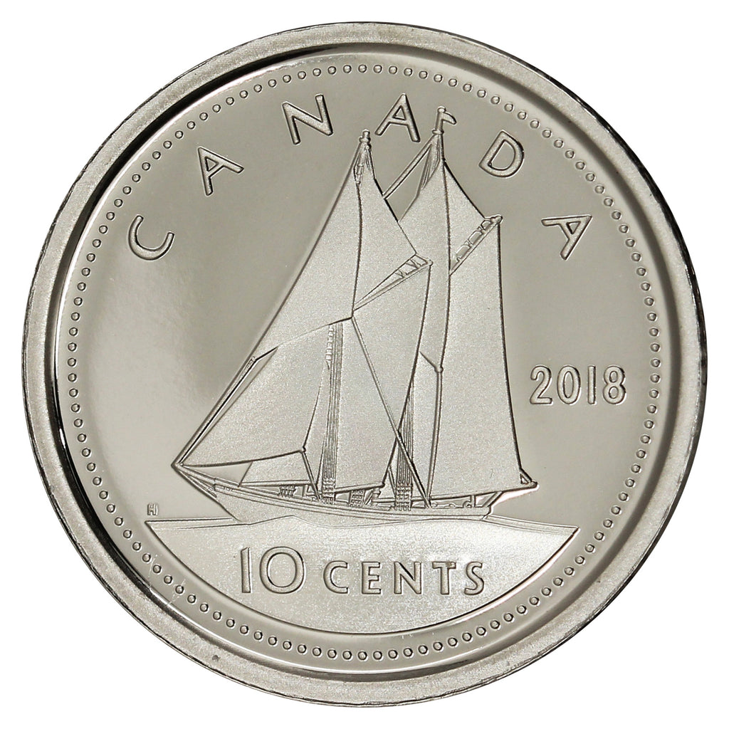 2018 Canada 10-cents Proof (non-silver)