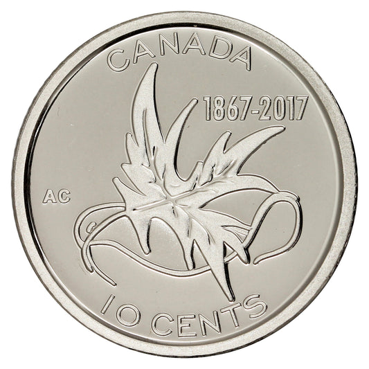 2017 Peace Canada 10-cents Proof (Non-Silver)