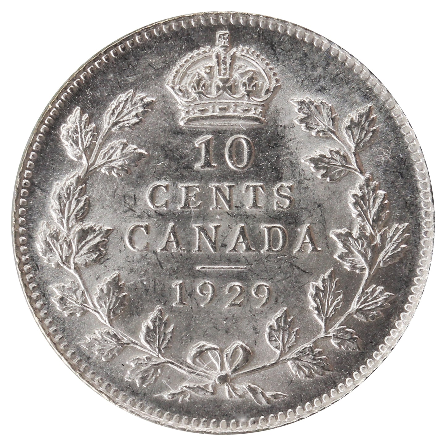 1929 Canada 10-cents Prestige Certified MS60 $