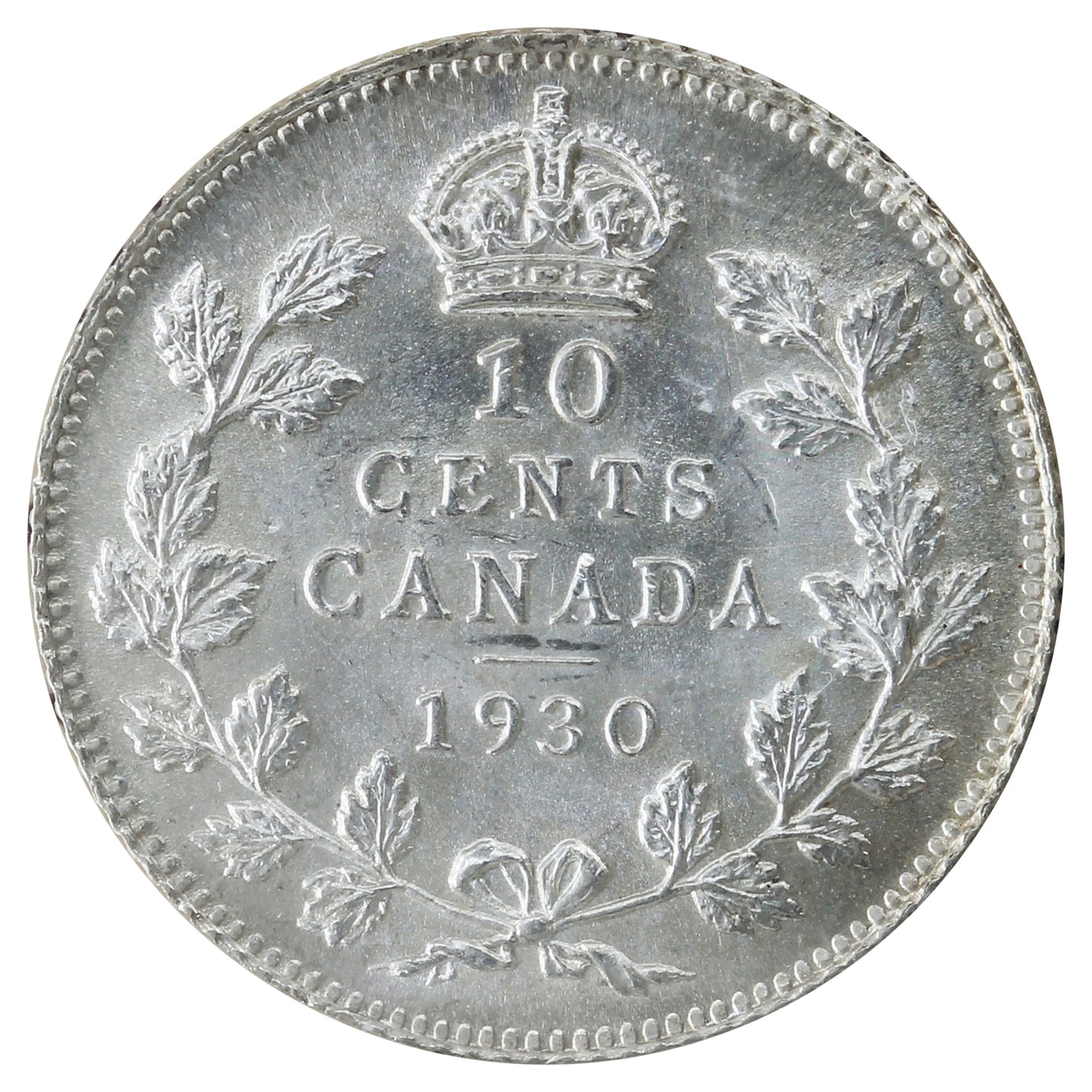 1930 Canada 10-cents ICCS Certified MS65 (XMY 824)