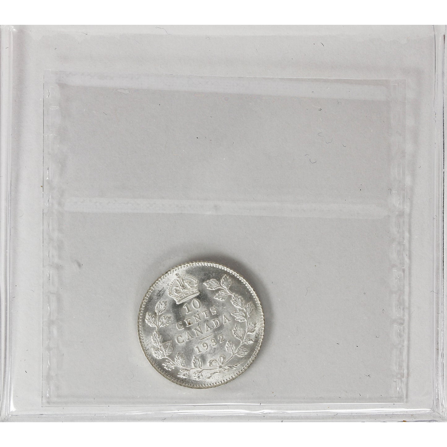 1932 Canada 10-cents ICCS Certified AU58