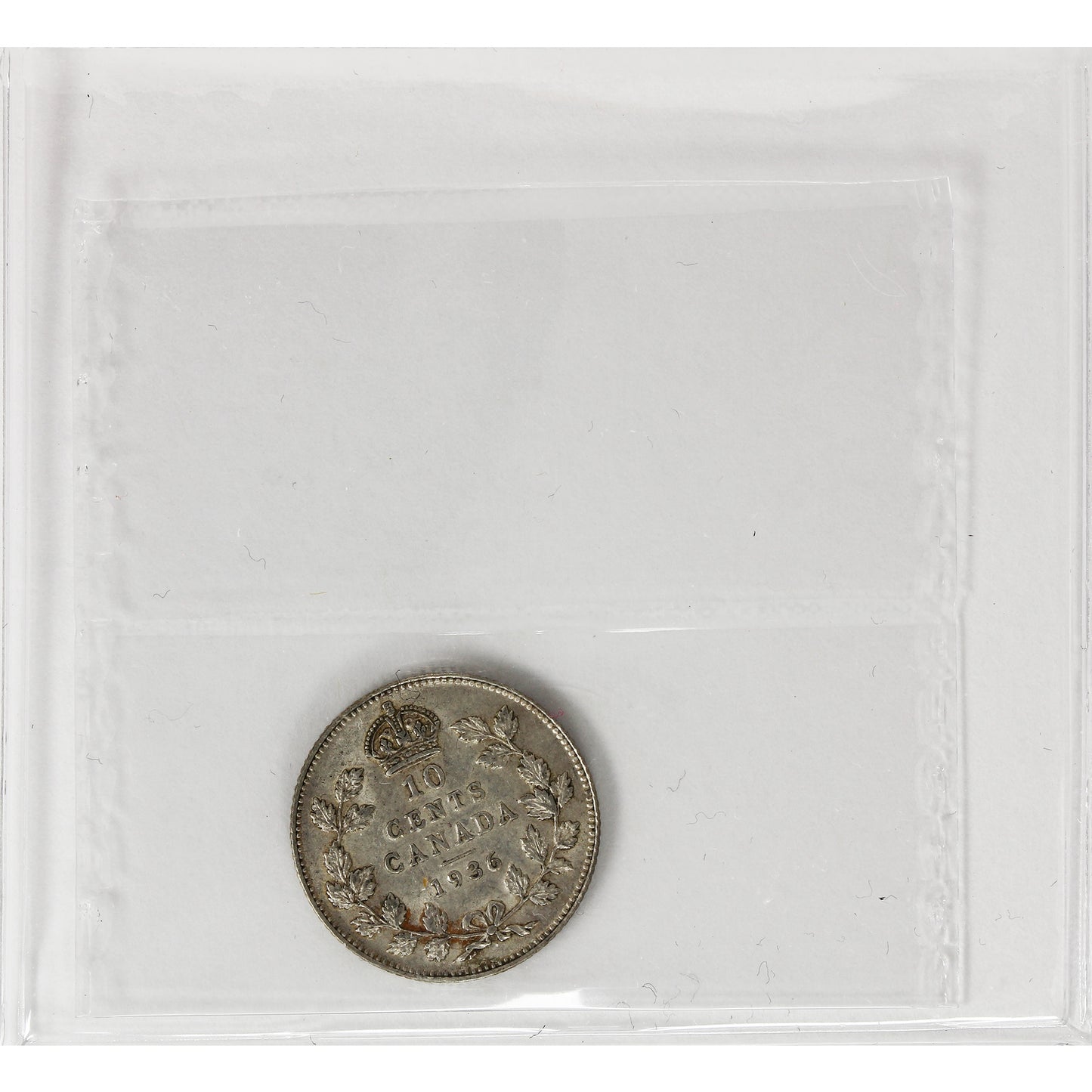 1936 Bar Canada 10-cents ICCS Certified EF45