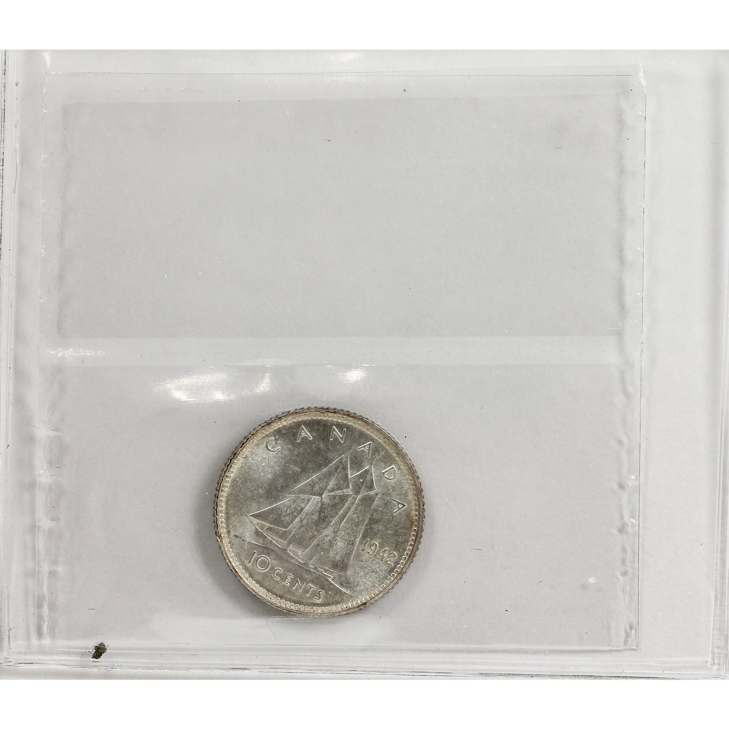 1942 Canada 10-cents ICCS Certified MS62