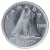 1953 SF Canada 10-cents ICCS Certified PL66 Heavy Cameo