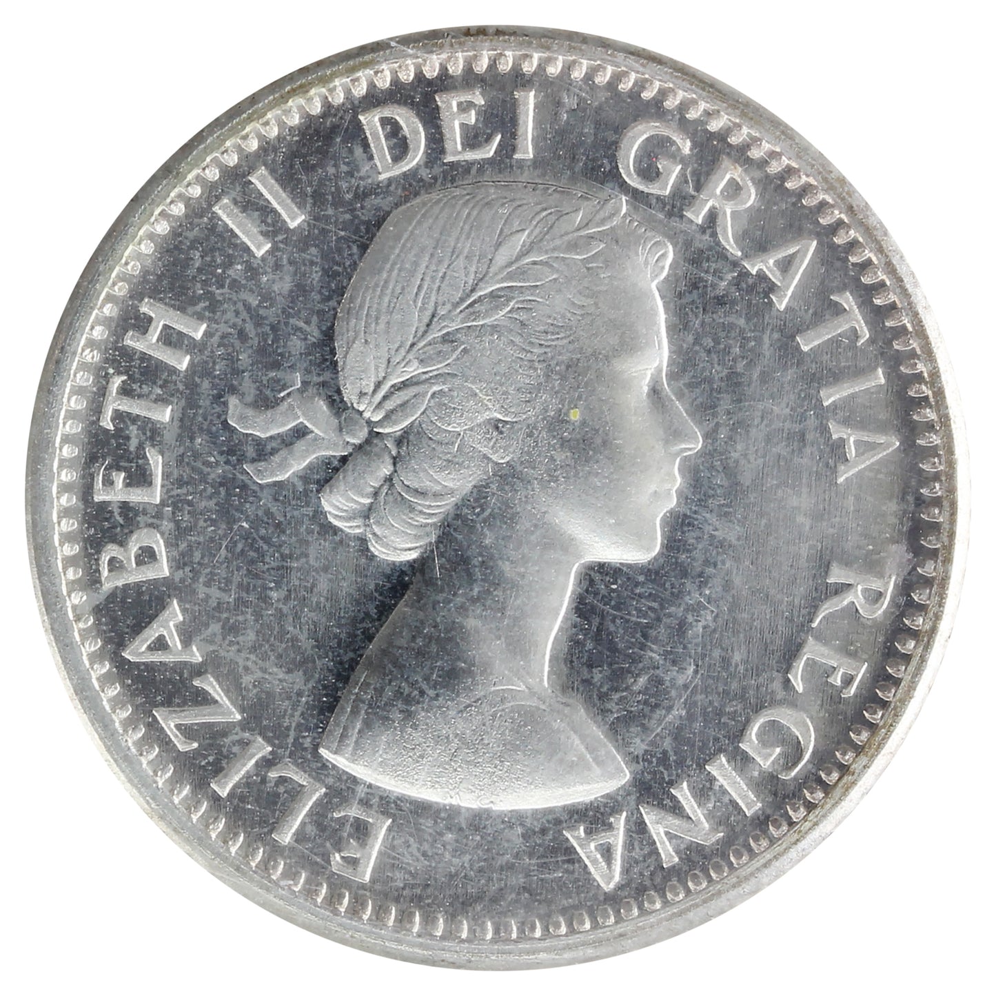1955 Canada 10-cents ICCS Certified PL64 Heavy Cameo