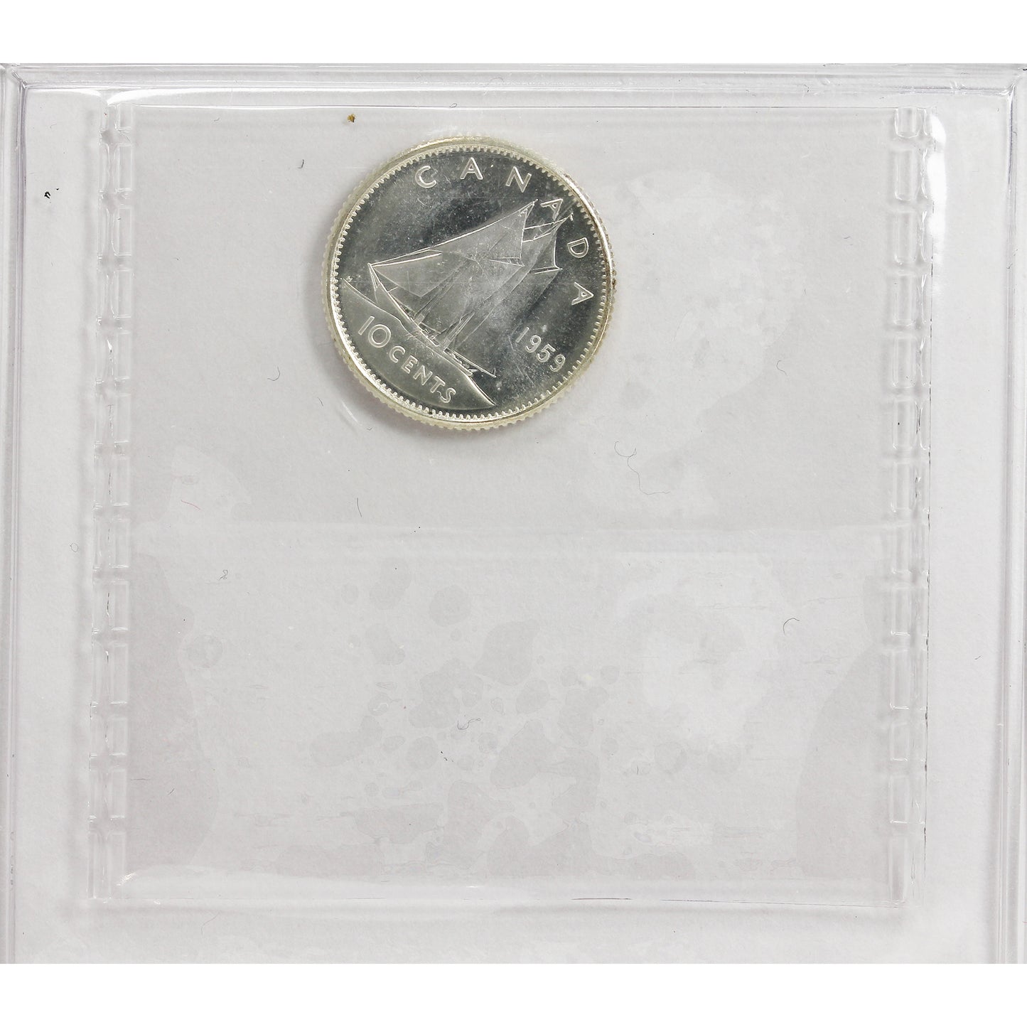 1959 Canada 10-cents ICCS Certified PL64 Heavy Cameo