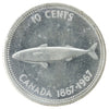 1967 Canada 10-cents ICCS Certified PL65 Ultra Heavy Cameo