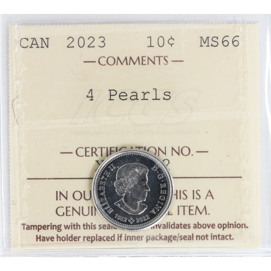2023 QEII Canada 10-cents ICCS Certified MS66