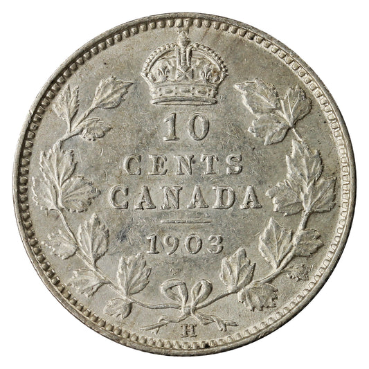 1903H Canada 10-cents EF-AU (EF45) $