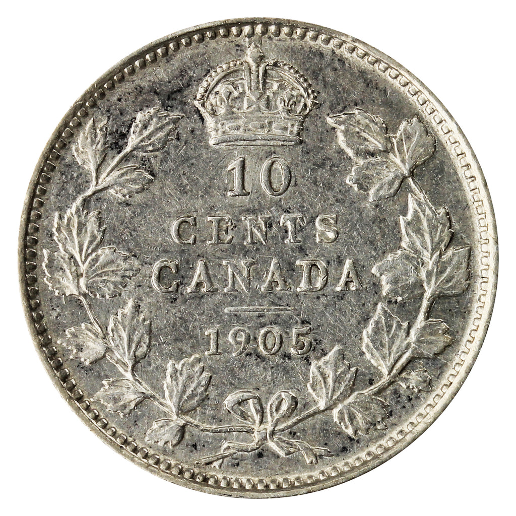 1905 Canada 10-cents Extra Fine (EF40) $