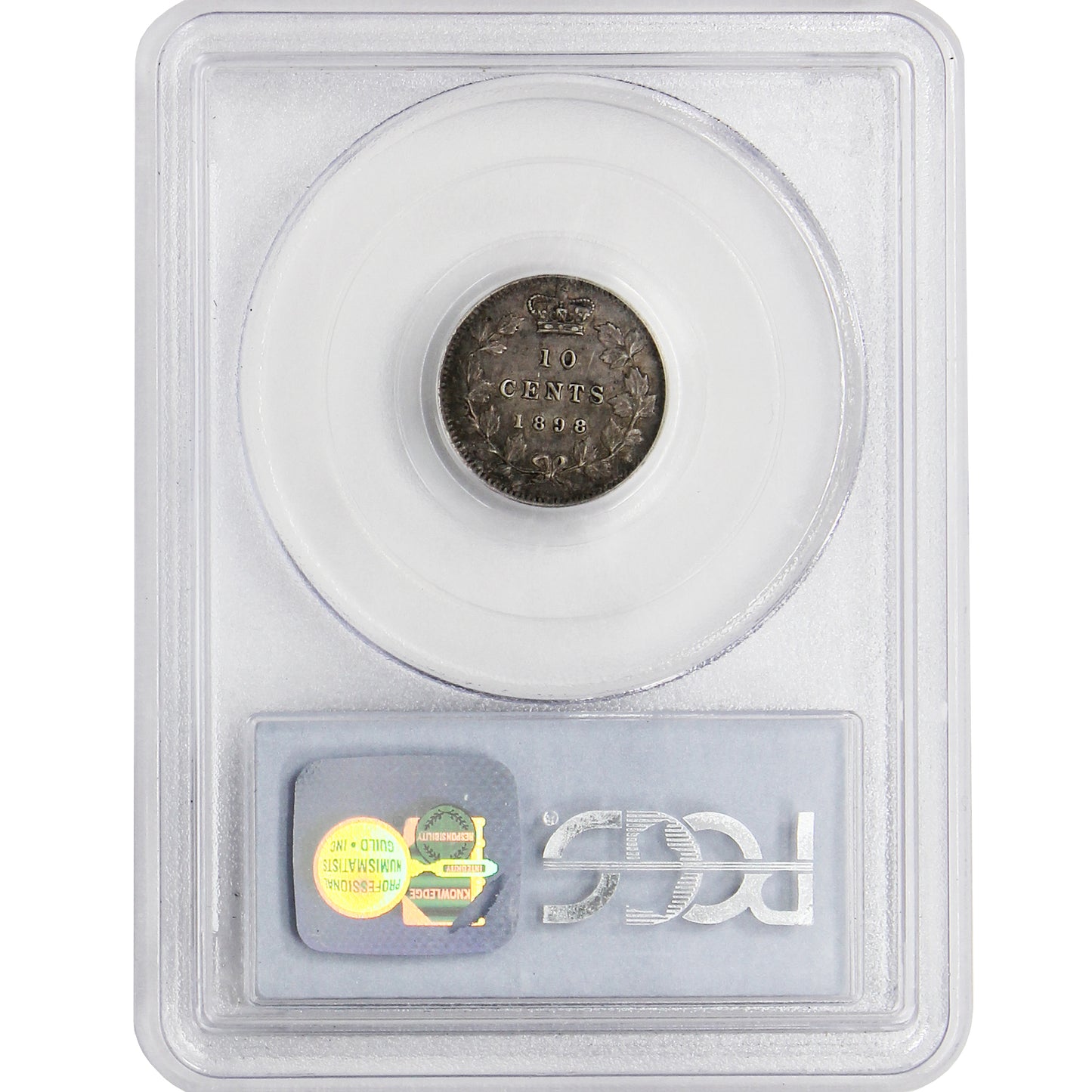 1898 Obv. 6 Canada 10-cents PCGS Certified XF-45 $