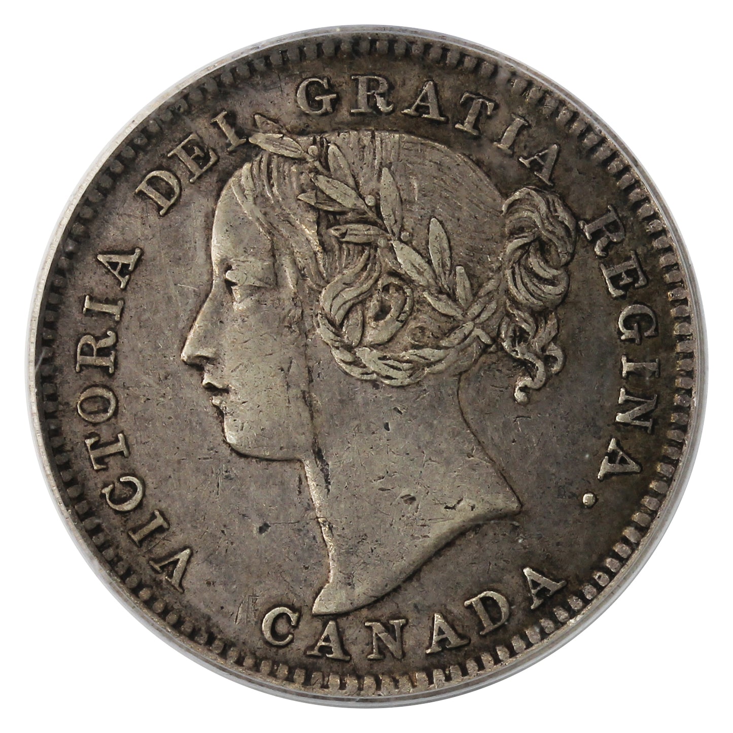 1898 Obv. 6 Canada 10-cents PCGS Certified XF-45 $