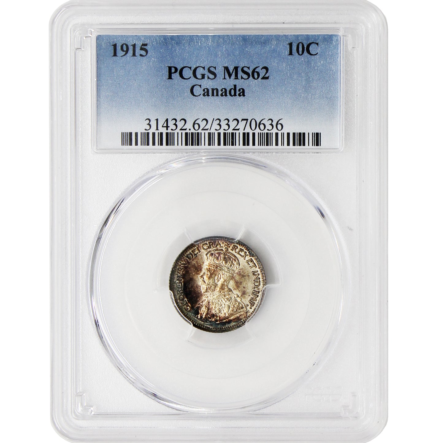 1936 Canada 10-cents PCGS Certified MS65 $