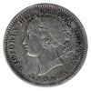 1858 Canada 10-cents ICCS Certified F15