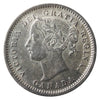 1870 Wide O Canada 10-cents ICCS Certified EF-45
